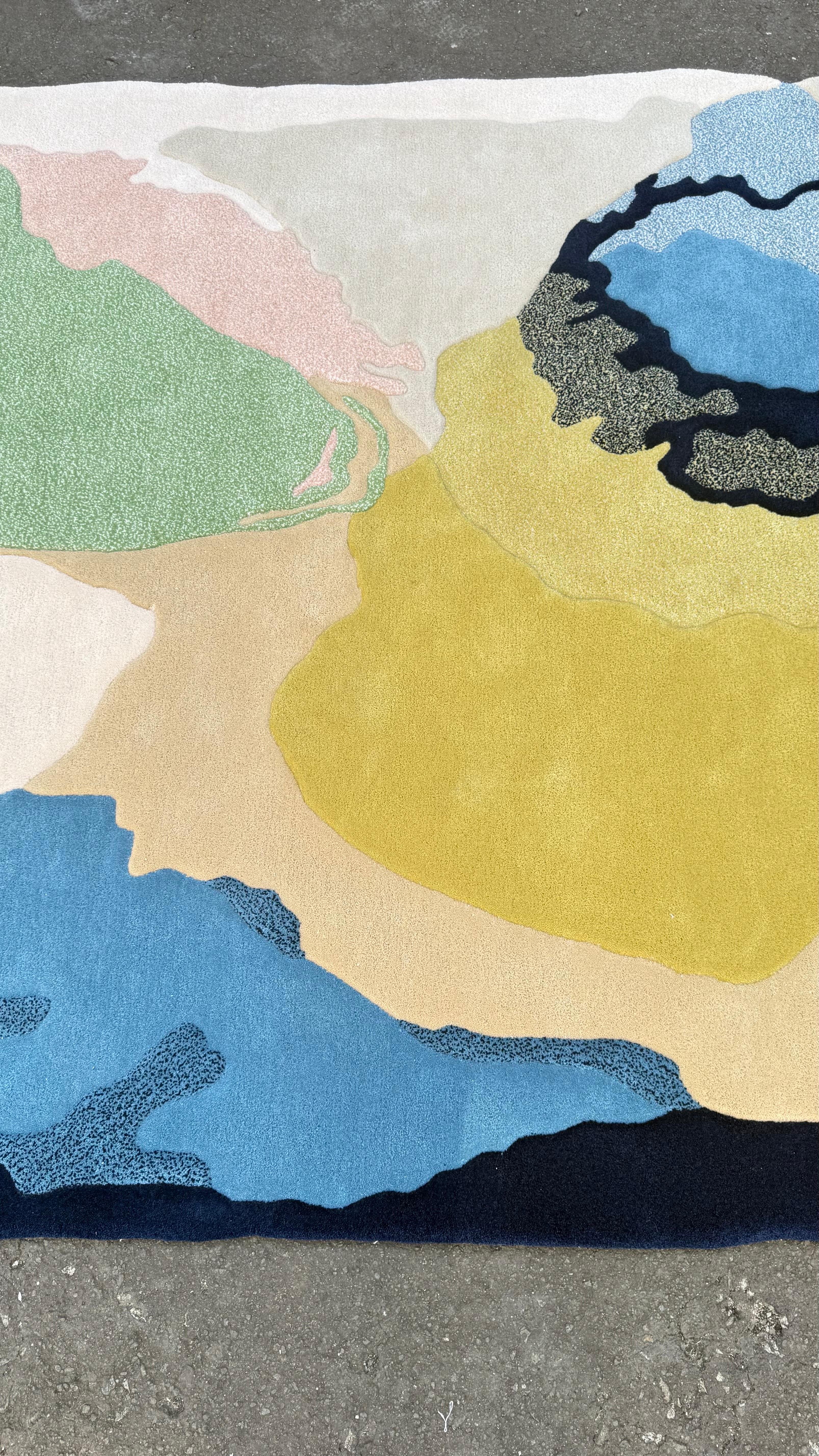 Benutzerdefinierte Misshapes Teppich (Acryl) im Angebot