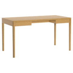 FRONT - Minimalistischer Arbeitstisch in Oak Wood 140x70