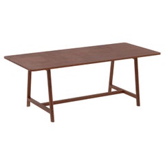 FRAME– Minimalist Retangular Dining Table in a Walnut Wood