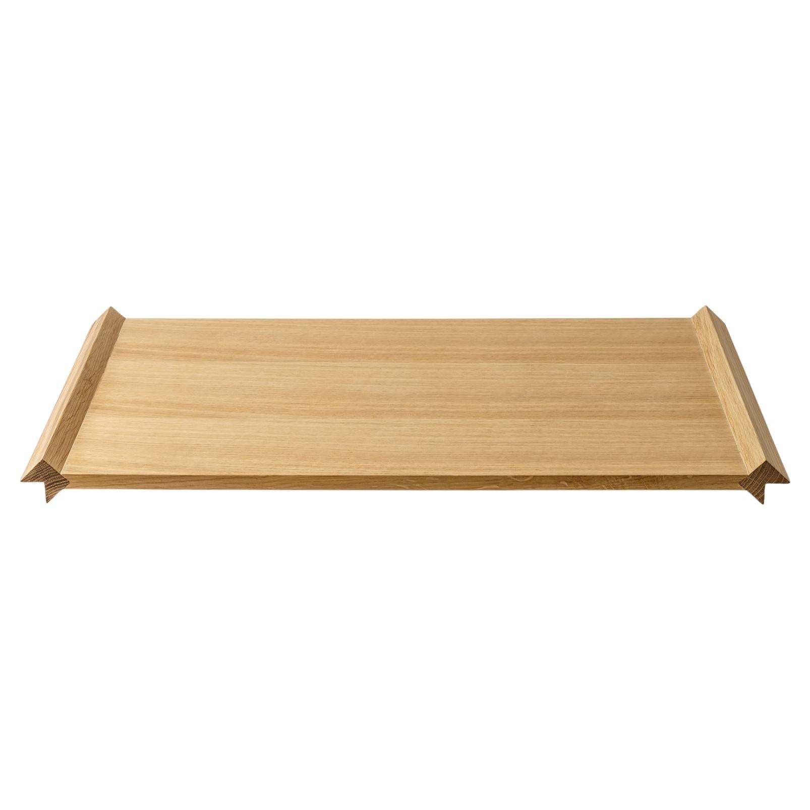 Modern TRAVE – Minimalist Tray in Oak Wood For Sale