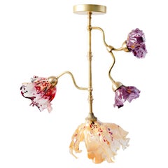 Lampadario scultoreo in biomateriale