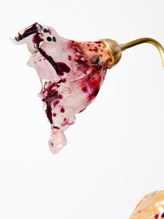 Lampadario scultoreo in biomateriale