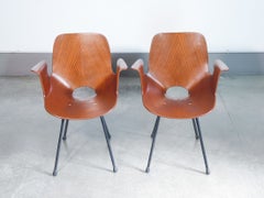 Coppia di sedie Medea, design Vittorio NOBILI per Fr. TAGLIABUE. Italia, Anni 50