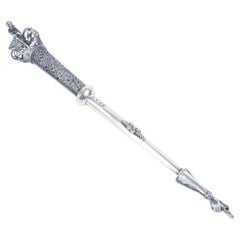 YAD, Torah pointer, silver 84, A. M. POSTNIKOV. ca. 1870