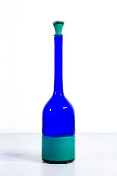 Morandiana Bottle in Murano Glass, by Giò Ponti for Venini, 1989