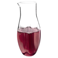 Handcrafted pitcher and glasses, Pepper set, clear color by Kanz Architetti
