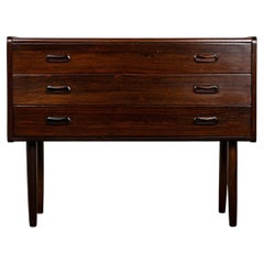 1960s Danish Mid Century Rosewood Bedside Table Side Table