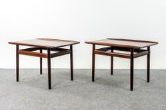 Pair of Mid-Century Modern Rosewood Side Tables, by Grete Jalk for Glostrup