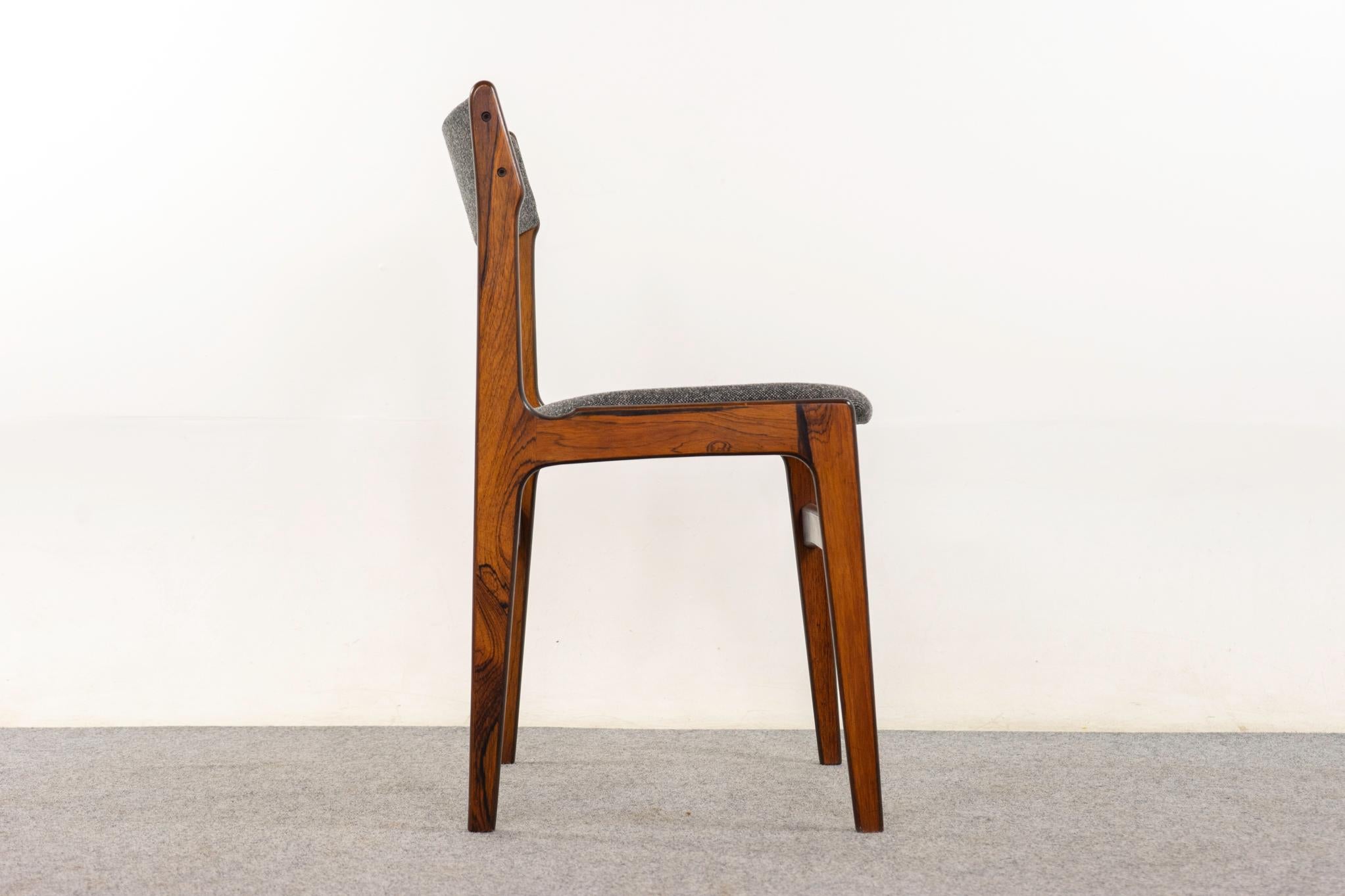 8 Danish Modern Rosewood Dining Chairs For Sale 2