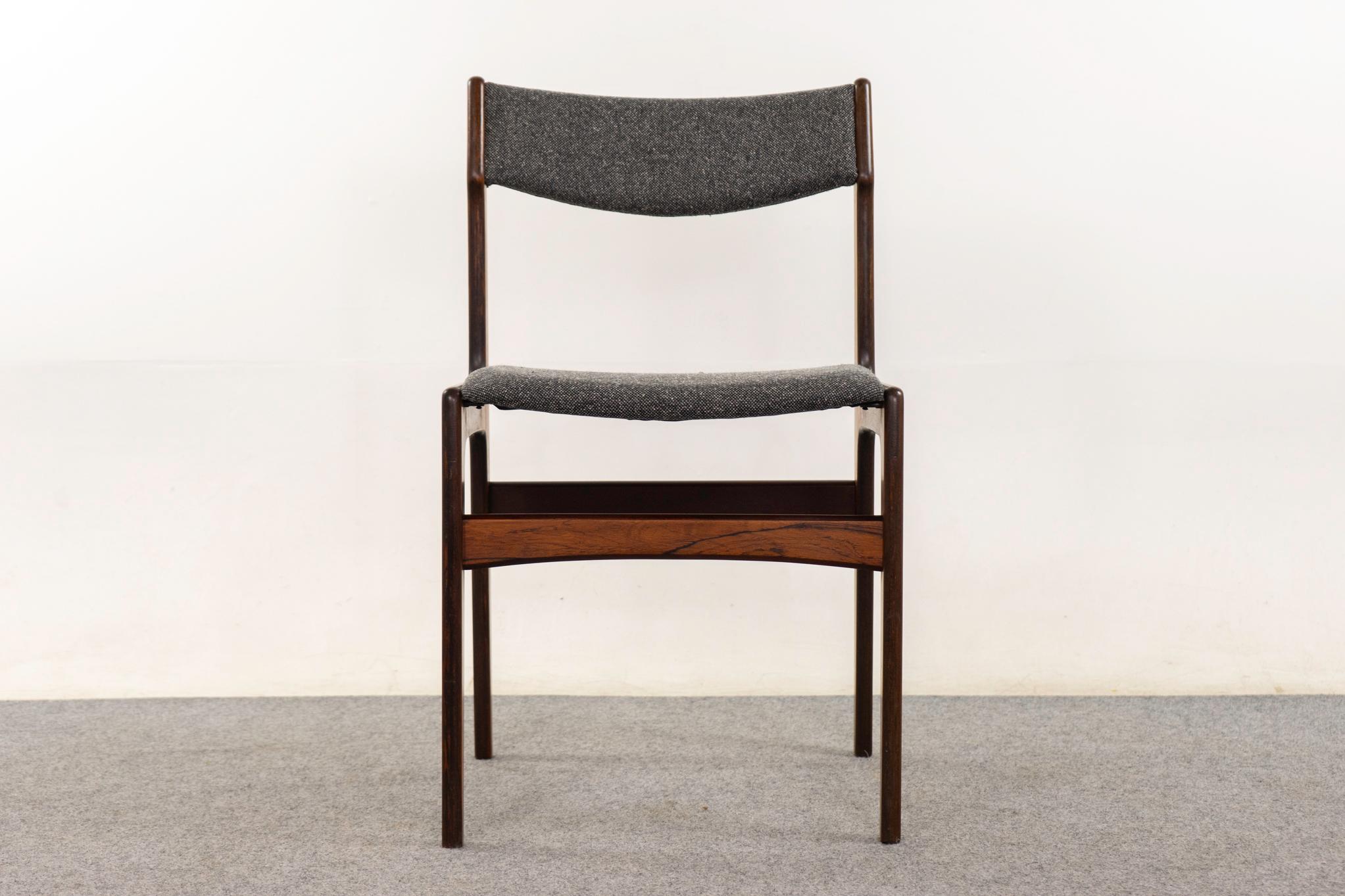 Mid-20th Century 8 Danish Modern Rosewood Dining Chairs For Sale