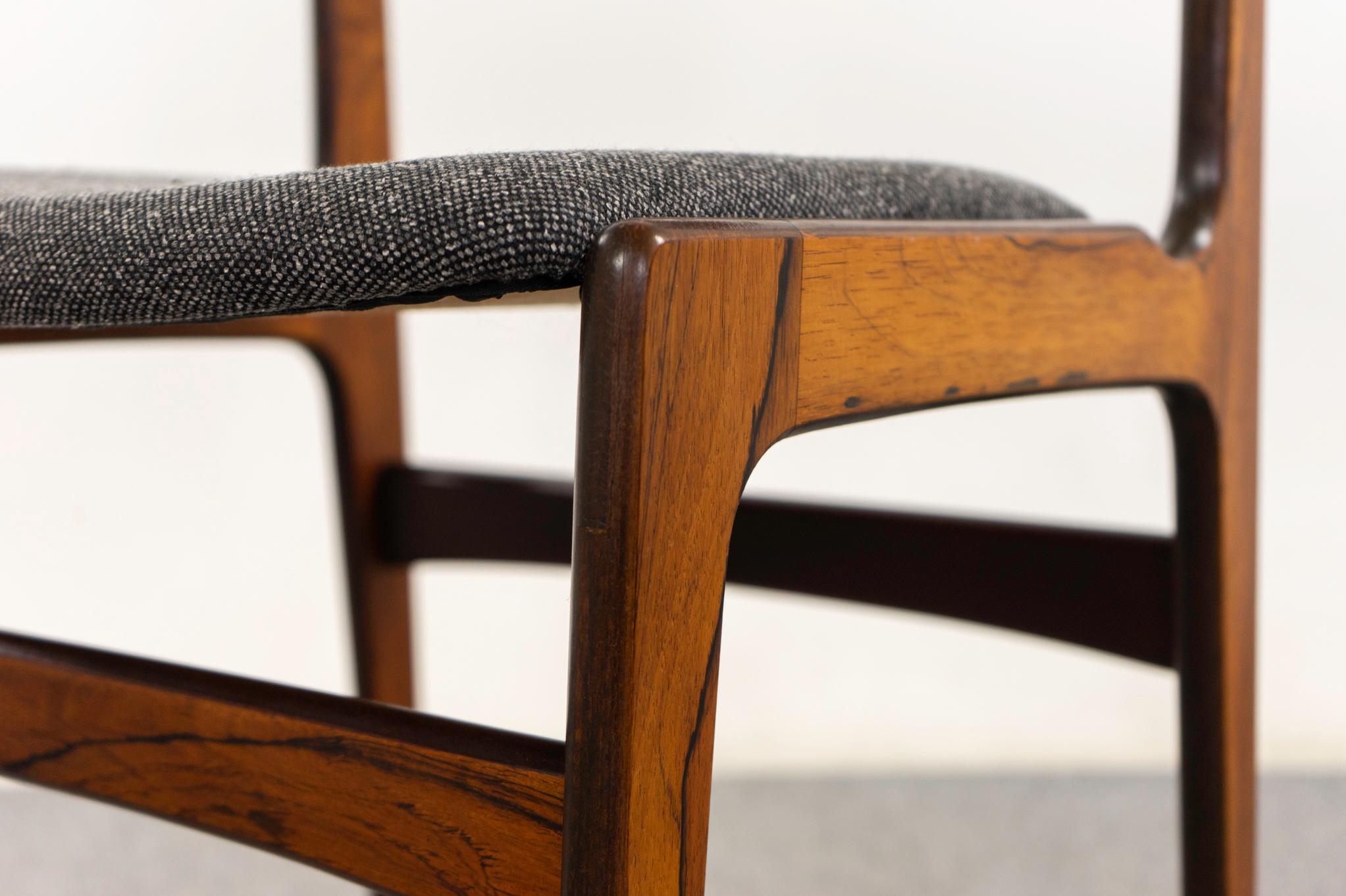 Scandinavian Modern 8 Danish Modern Rosewood Dining Chairs For Sale