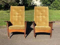William Morris - Pair Of Mahogany Armchairs