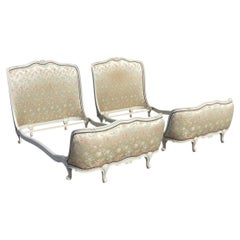 Pair Of Lacquered Louis XV-style Beds