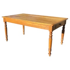 Louis Philippe-style Walnut Table / Desk