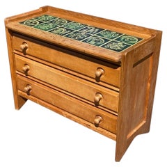 Guillerme And Chambron - Chest Of Drawers And Green Ceramics