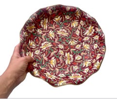 Longwy - Large Enameled Dish