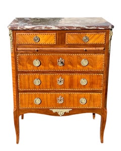 Small Chest Of Drawers With Marquetry