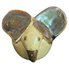 Moderne Elefanten-Skulptur aus der Mitte des Jahrhunderts von Soholm Pottery Dänemark