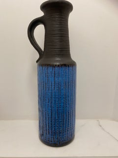 Mid-century Modern Fat Lava Vase by Carstens Keramik