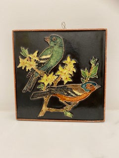Wandplatte im Mid-Century-Modern-Stil von Karlsruhe Keramik