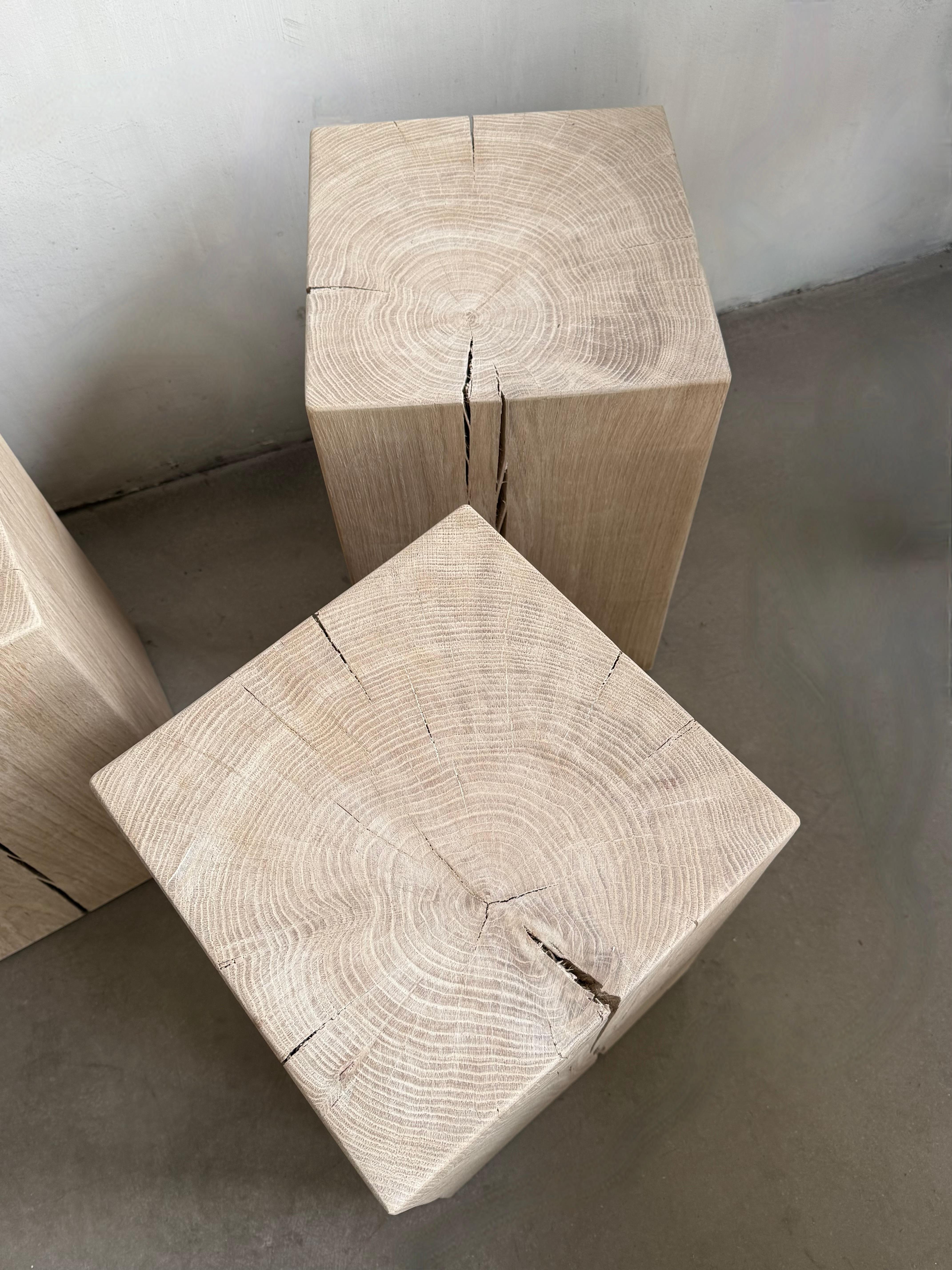 Belga Cubi di Oak massiccio chiaro in vendita