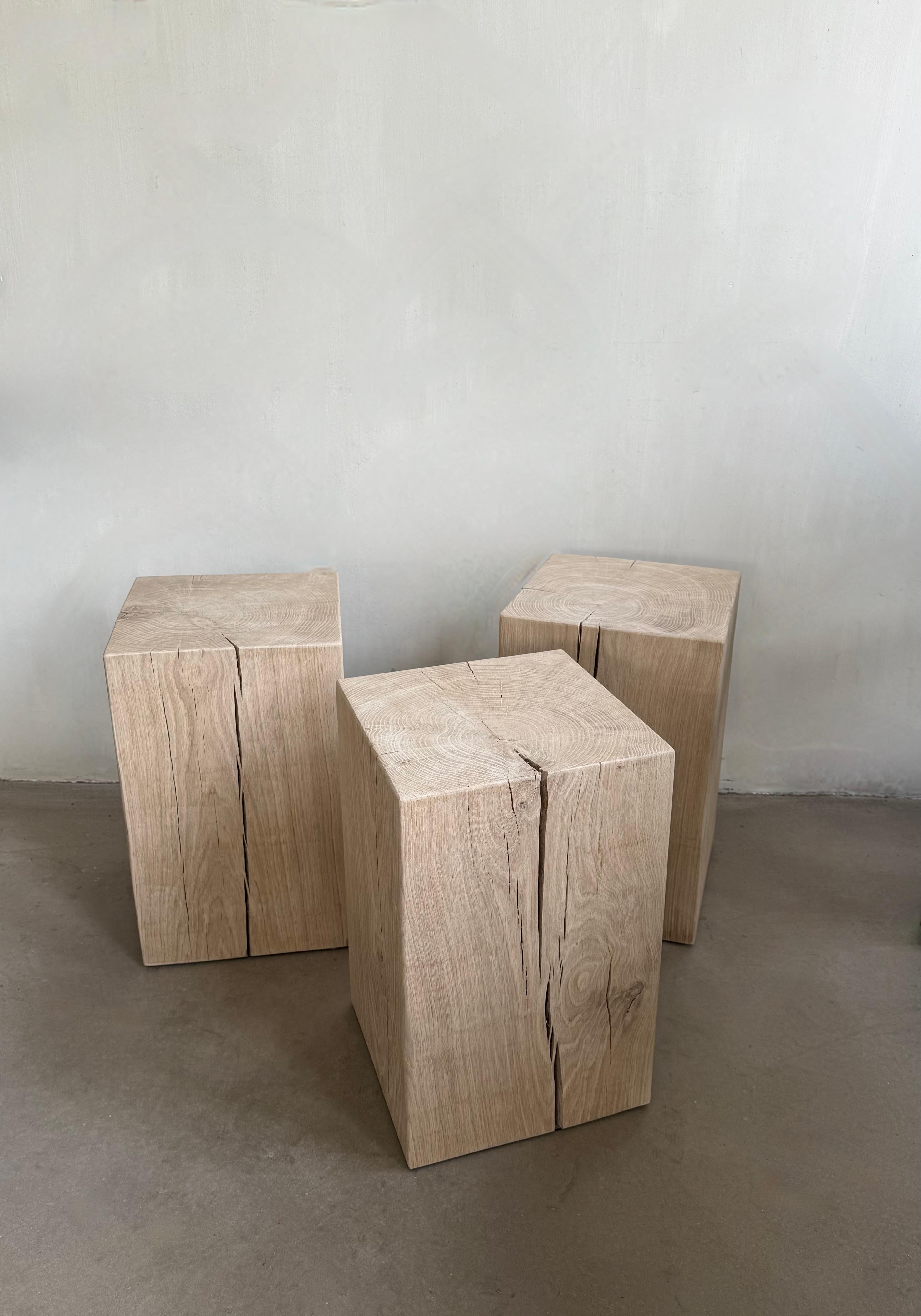 Cubi di Oak massiccio chiaro In condizioni buone in vendita a Nijlen, BE
