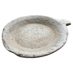 A.I.C Stone Primitive 19th C Stone Platter