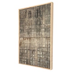 Contemporary Belgian Abstract Art Work, Called Structure