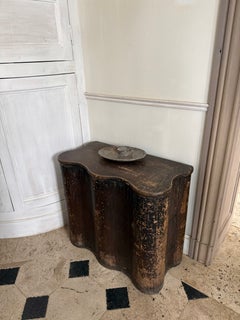 French Galbee Chest With Remains of original paint, circa 1740
