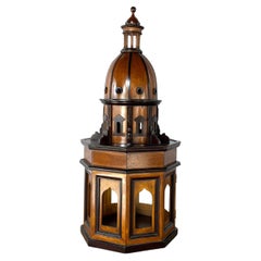 Italian Renaissance Style Wooden Architectural Model of Domed Church