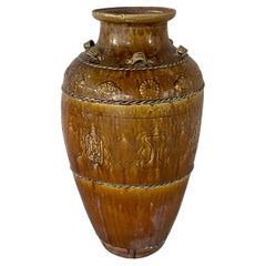 Southeast Asian Qing Martaban Ware Storage Jar
