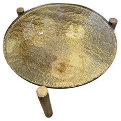 Tisch ronde, verre de Murano, oder