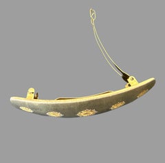 Rara molletta per capelli in oro 18 carati e argento sterling di Gianmaria Buccellati, XX secolo.