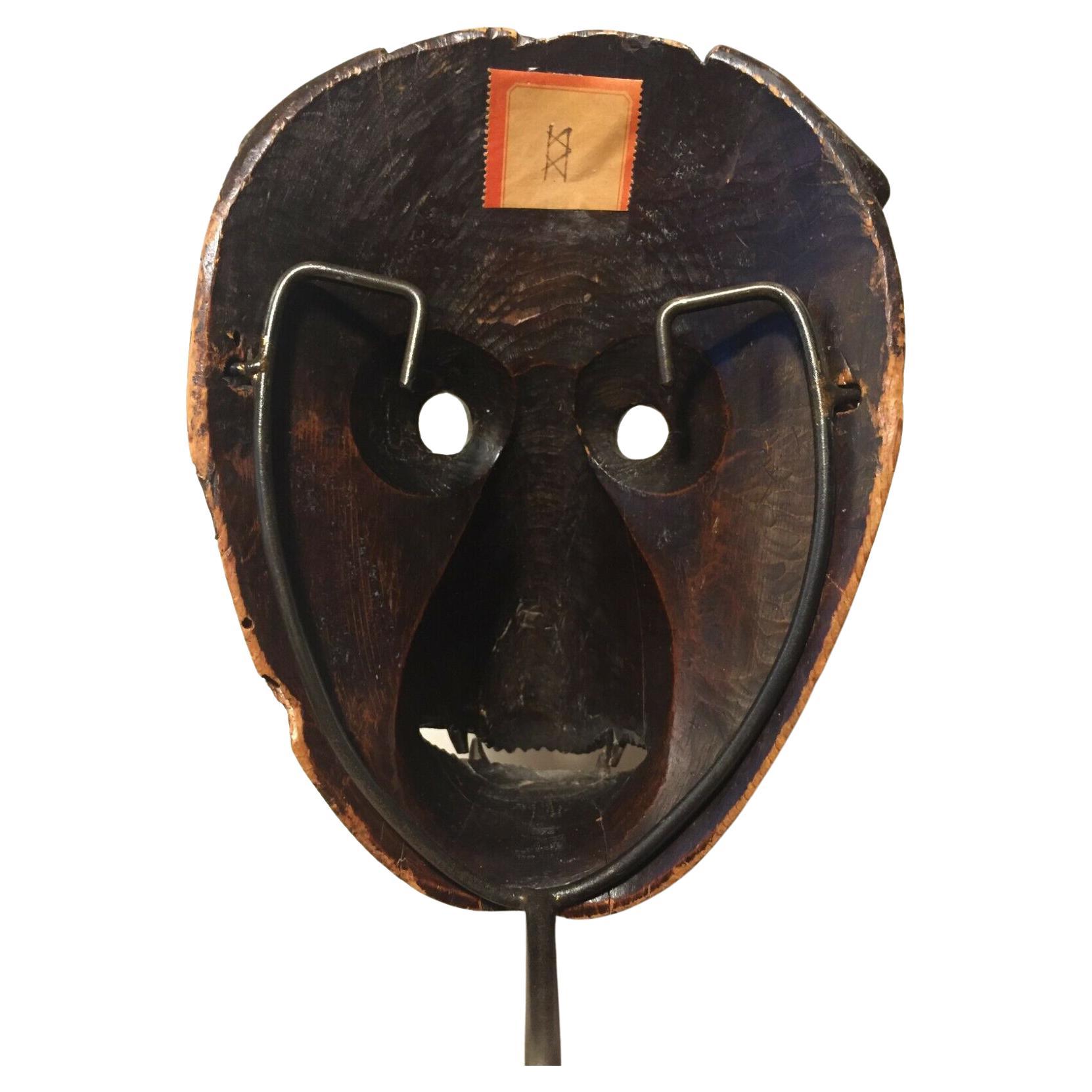 Other Exceptionally Rare Antique '1800s', Japanese/Japan, Wooden Inu 犬 'Dog' Mask For Sale