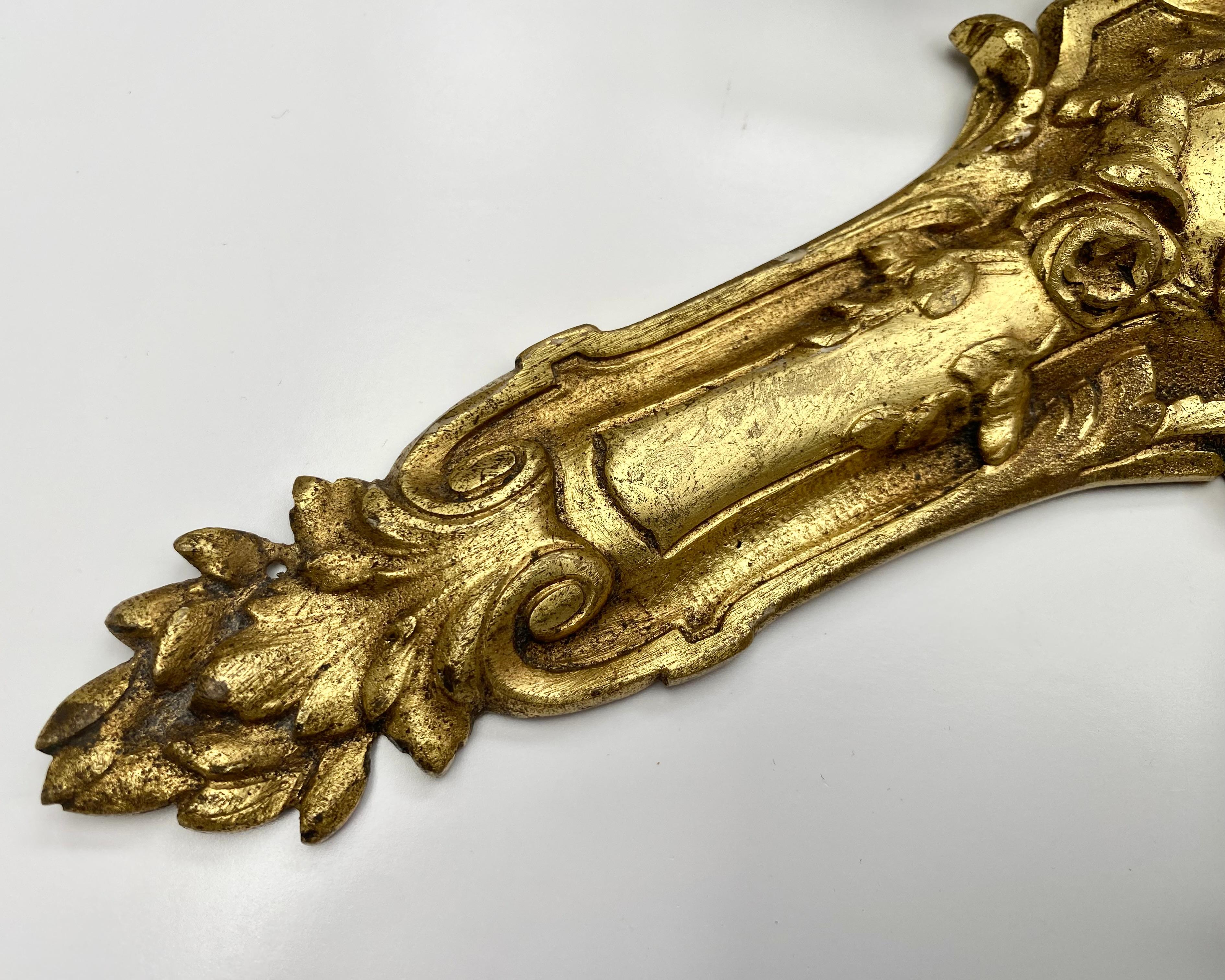 Aplique Antique French Bronce Aplique Luis XVI/Neoclásico Siglo XIX en venta 1