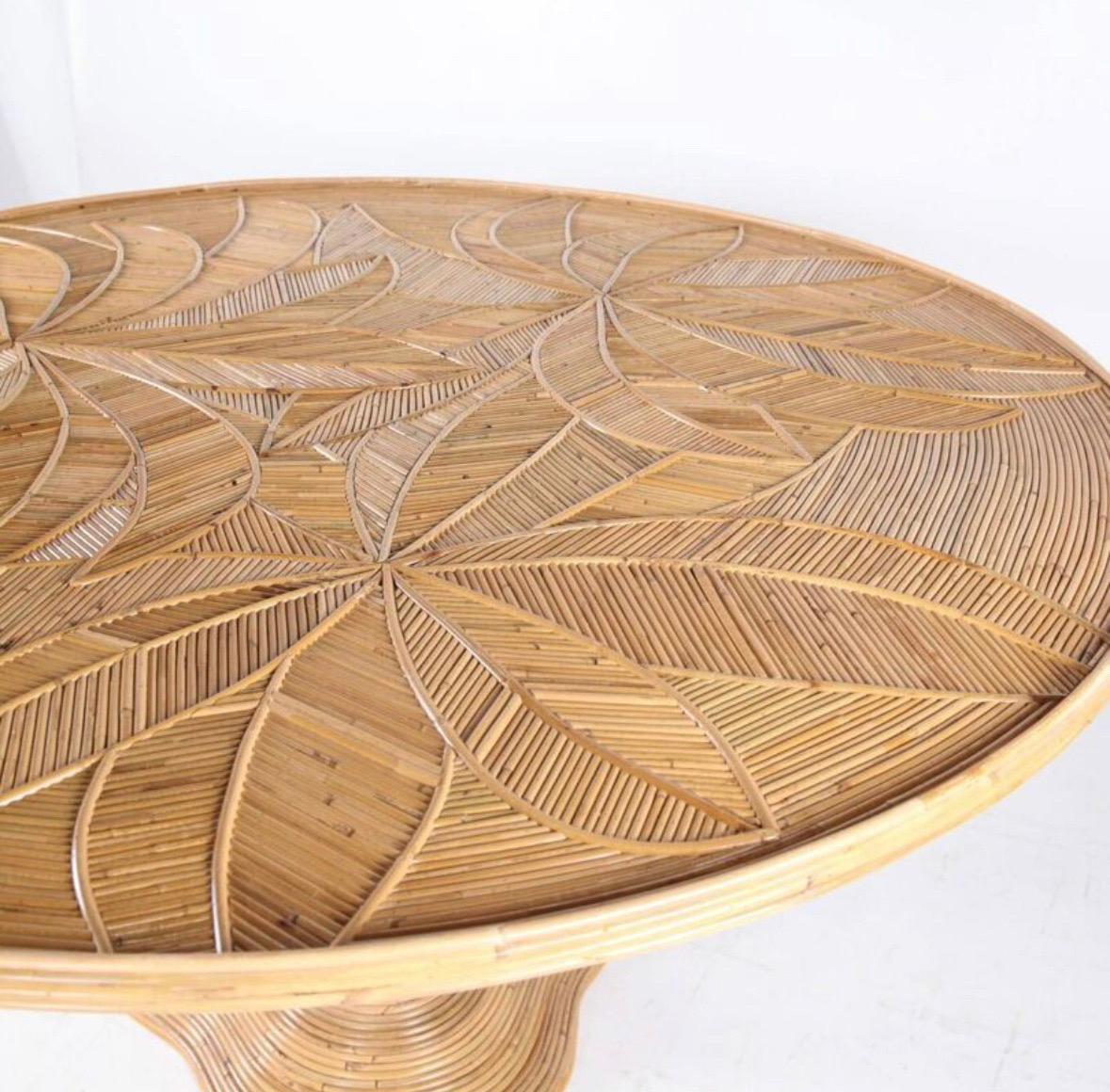 Pair of rattan « coconut tree/ palm tree » sconces 77
