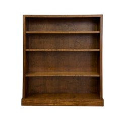 Étagère à livres vintage de style « Mid-Century Modern » en bois teinté, à hauteur réglable…