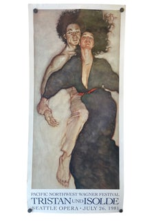 1981 Tristan und Isolde Opera Poster by David Kreitzer Pacific Northwest Wagner