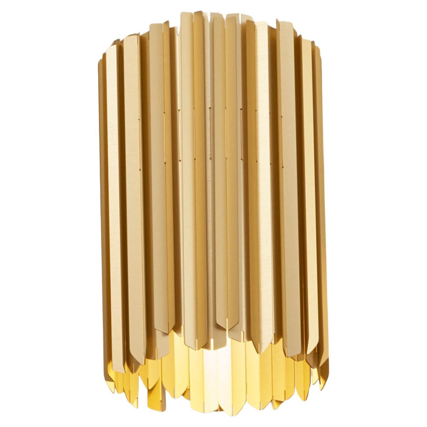 Pendentif Facet en or satiné, homologué UL par Tom Kirk en vente