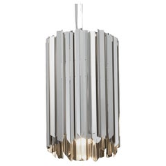 Pendentif Facet en acier inoxydable poli, homologué UL par Tom Kirk