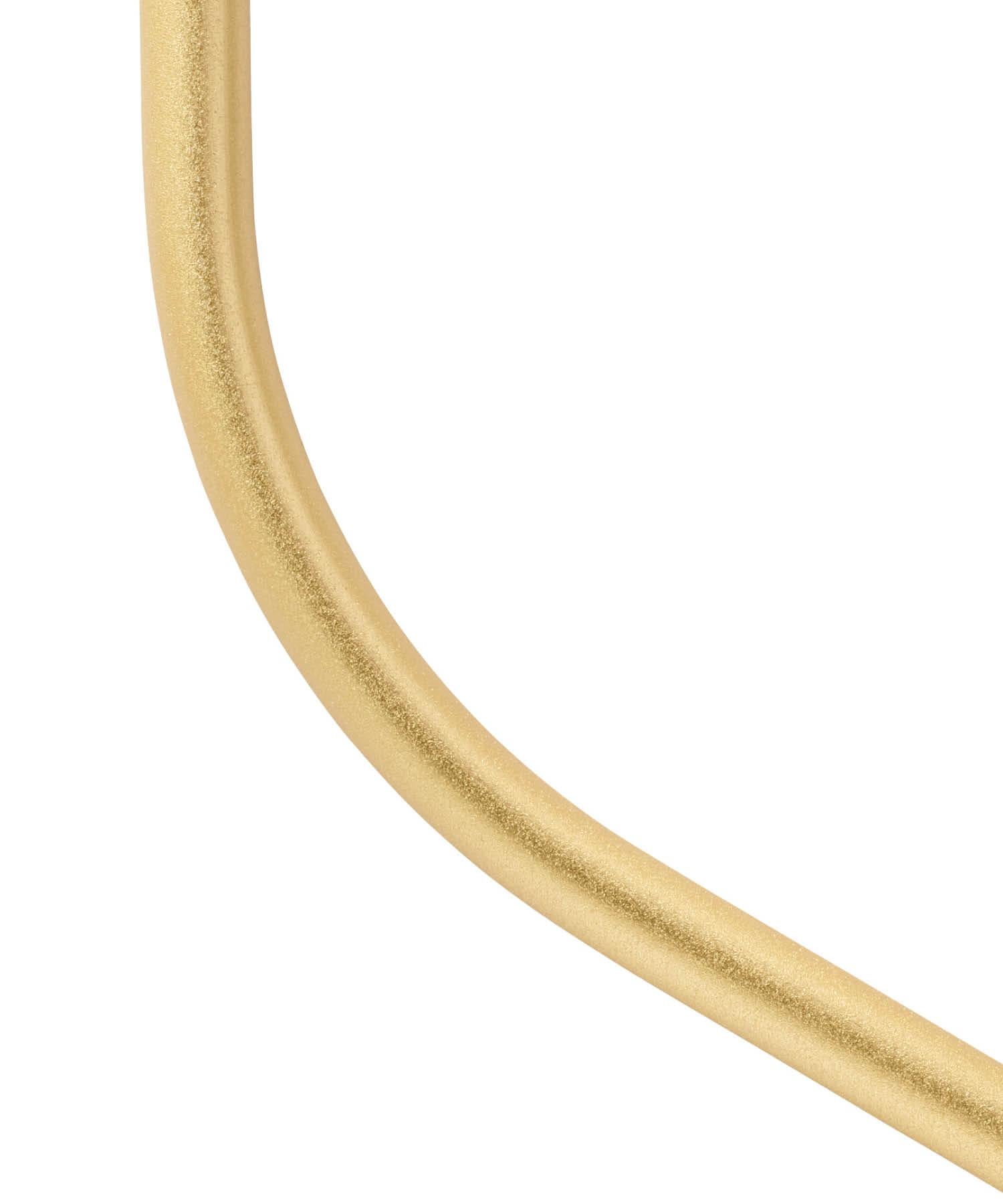 Aluminum Lightweight Chandelier in Satin-anodised Gold Finish, UL Listed by Tom Kirk For Sale