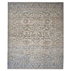 Persian Sultanabad Masters Wool 8X10 Ivory, Beige & Grey Handmade Area Rug