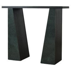 Eterno Sideboard, Green Diabase Volcanic Stone and Black Wood, Studio Mohs