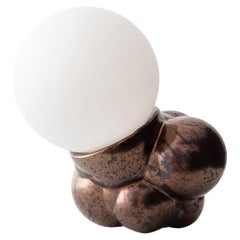 Mini-Bronze-Lampe "Bubbly Botryoidal" aus Keramik von Forma Rosa Studio, Moderne der Keramik