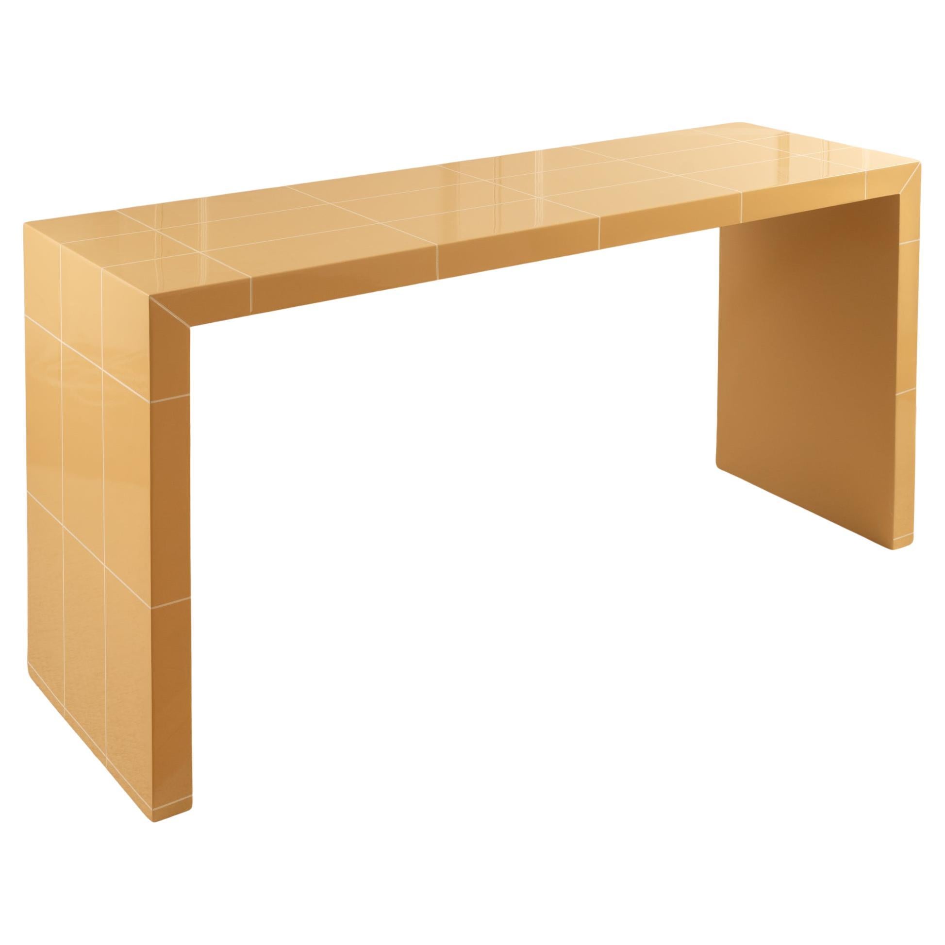 Lacquered french console