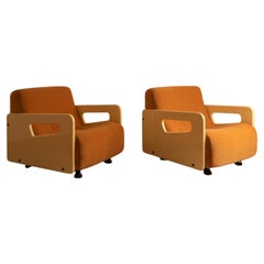 Paire de fauteuils Toruga - Italie années 1960