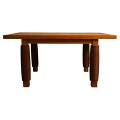 Sculptural wooden table