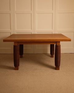 Sculptural wooden table