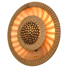Large danish ceramic wall sconce