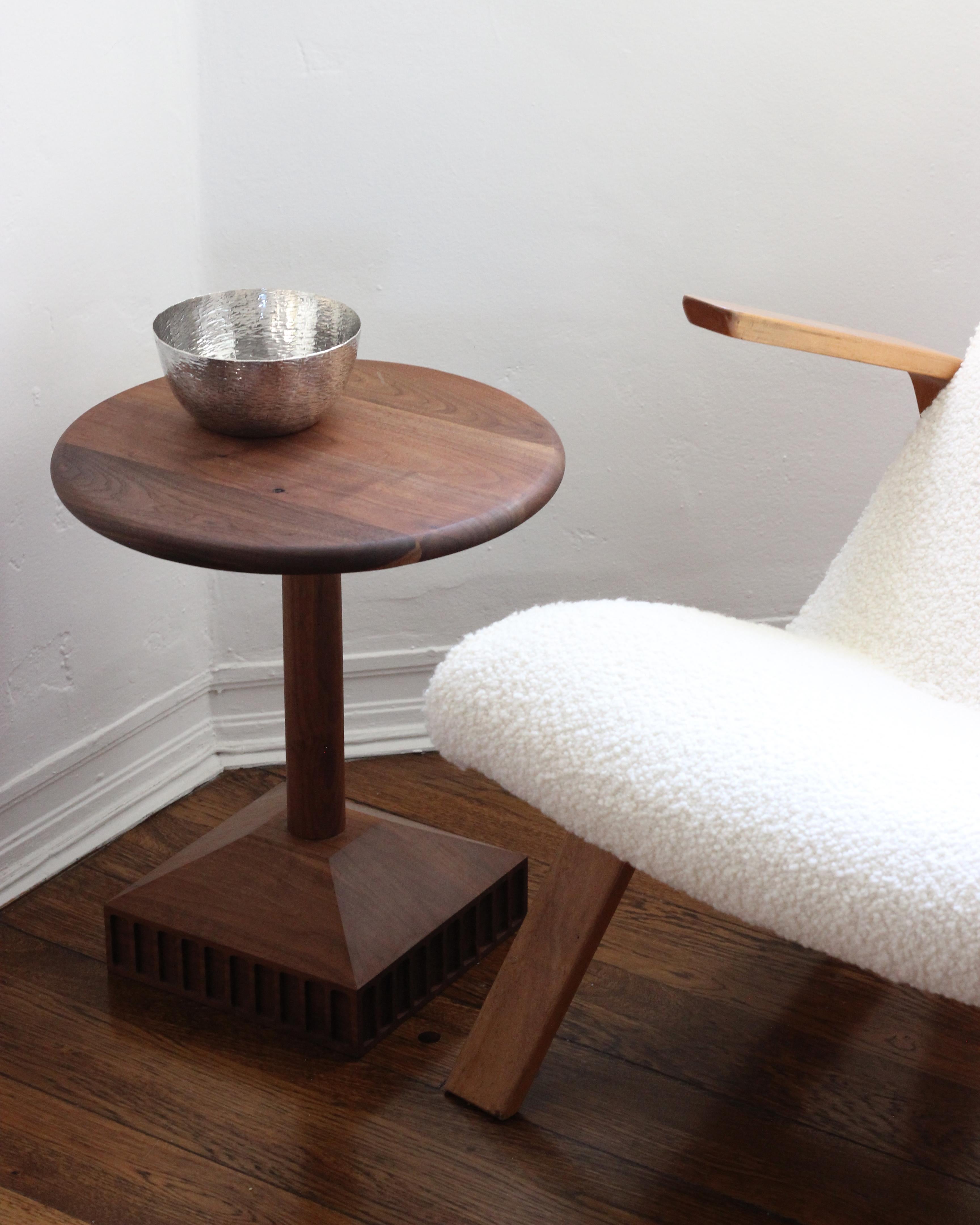 Dawn Occasional Table, Walnut, 2023  In New Condition In Los Angeles, CA